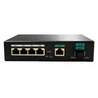 6 Port Gigabit Unmanaged PoE+ Switch 4 PoE 52W 1 Uplink 1 SFP Slot Fanless