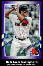 2021 Topps Chrome Update Hunter Renfroe #USC31 Boston Red Sox Purple Refractor