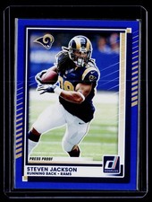 2025 Donruss #205 Steven Jackson Press Proofs Blue