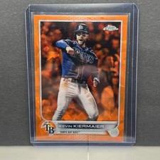 2022 Topps Chrome Sapphire Edition Kevin Kiermaier #454 Orange /25 Rays 15/25