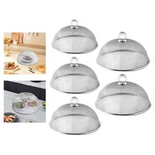 Stainless Steel Mesh Food Cover Dinner Plates Metal Mesh Screen Food Cover