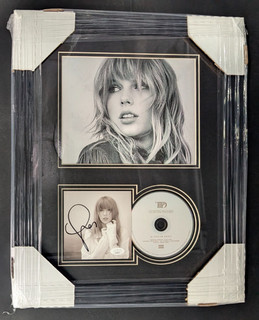 Taylor Swift Signed The Manuscript CD Insert 16x20 Framed Display AUTO JSA