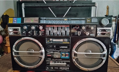VINTAGE Boombox Lasonic TRC-931 Radiorecorder  CASSETTE **SELLING IN PARTS***