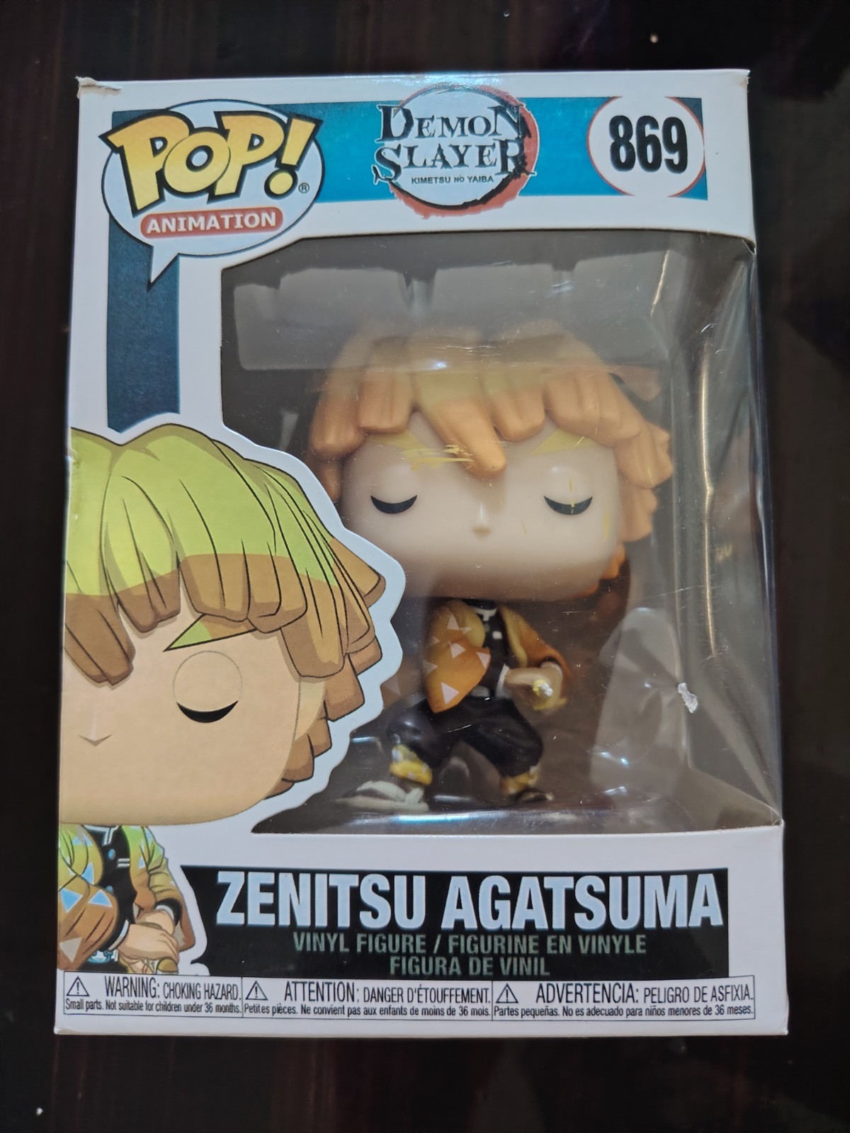 Funko Pop Demon Slayer Zenitsu Agatsuma 869 - Figure Vinile Originale