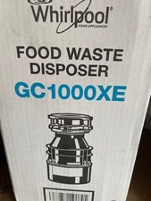 Whirlpool GC1000XE 1/3 hp in Sink Disposer, Black