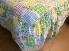 Copriletto Coperta Floreale Cannon Royal Family Vintage anni 70 Polvere Increspature