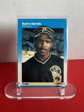 Barry Bonds Rookie #604 1987 Fleer Pittsburgh Pirates Baseball Card MLB NM. rookie card picture