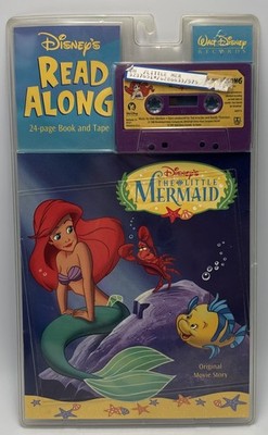 VTG 1997 The Little Mermaid Read-Along Book & Cassette Tape BRAND NEW UNOPENED