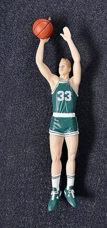 Larry Bird Christmas Ornament - Boston Celtics - HOF - Hallmark - 1996