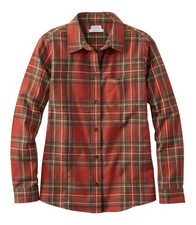 SALE  L.L.BEAN Women's Scotch Plaid Flannel Shirt, Relaxed     