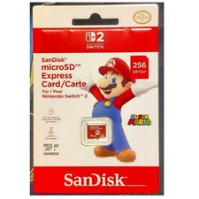 256GB microSD Express Card for Switch 2 SanDisk NS2 SW2 Memory Card FREE SHIPPIN