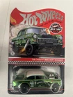 Hot Wheels Red Line Club Chevy Bel Air Gasser 1955 1:64 Scale Car - Green Rare