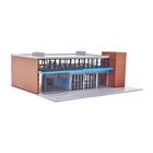 Outland Models Miniatures Modern Style Police Dept Station 1:160 N Scale