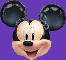 Mickey Head Balloon, 25" Mylar Super Shape, Party Balloons