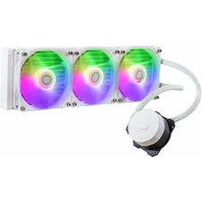 CoolerMaster MasterLiquid 360L Core 360mm ARGB CPU Liquid Cooler, White
