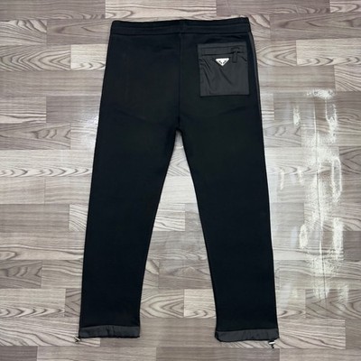 Prada Black Technical Cotton Track Pants Size Medium/32 | eBay
