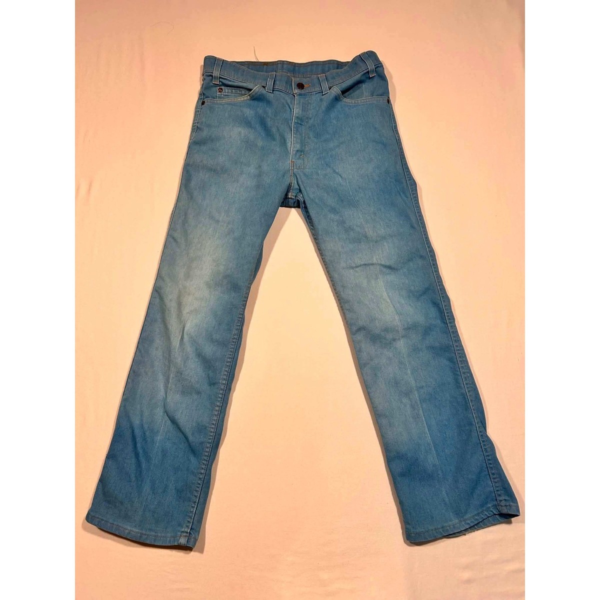 【Special Vintage】Levi’s for employee Vintage Levis Action Jeans Orange Tab Light Wash Straight Leg