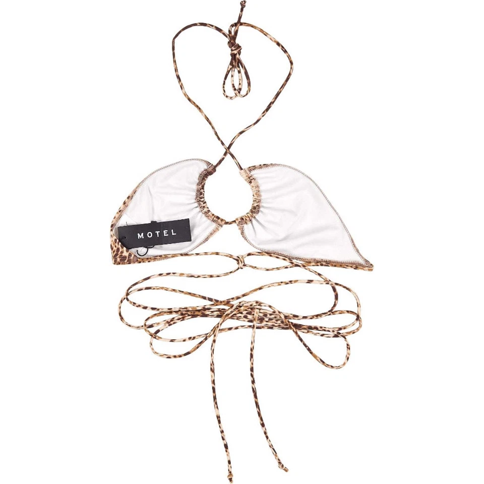 Top de bikini Motel Sand Leopard Simia Foto 2 de 3