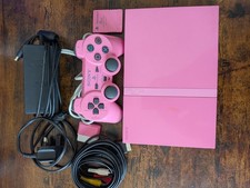 Playstation 2 PS2 Slim Pink with Controller and memory card 