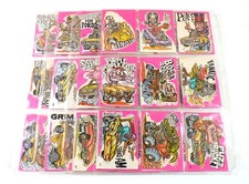 1973 Donruss Fantastic Odd Rods Sticker Cards Near Complete Set 59/66 