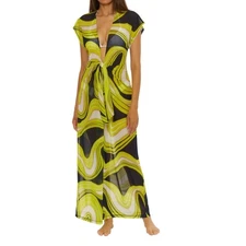 Trina Turk Serena Maxi Cover Up Dress Women's Size L - XL
