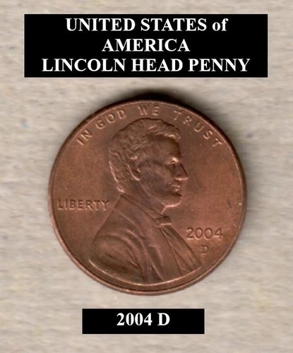 2004-D Lincoln Memorial Cent — photo from another recent sale