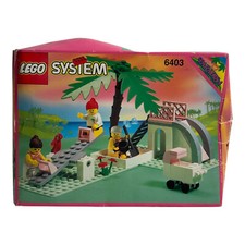 Vintage LEGO® System Paradisa 6403 Seaside Cabana Strand NEU & OVP
