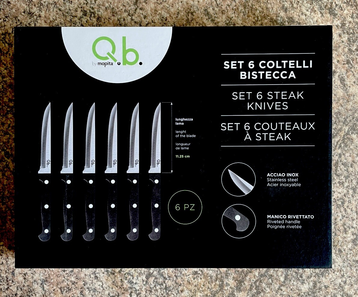 Italian Steak Knives Set Of 6 by Mopita Dishwasher safe eBay