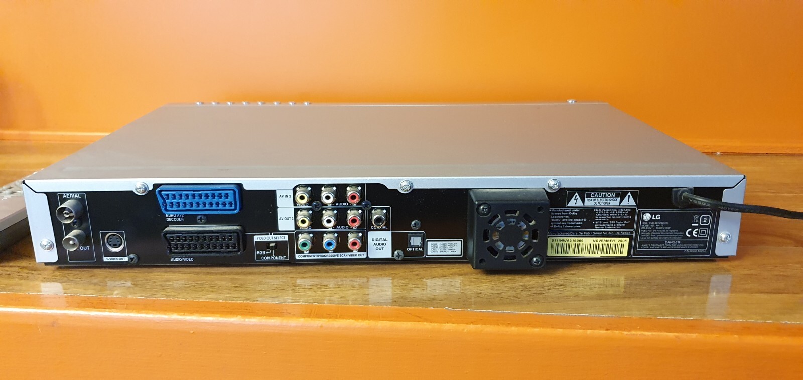 LG DVD HDD Recorder RH177 DVD R Double Layer Silver W/ REMOTE eBay