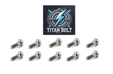 10 Titanium Front Disc Brake Rotor Bolts Screws   Yamaha R1 R6  2003-2021 M6x20