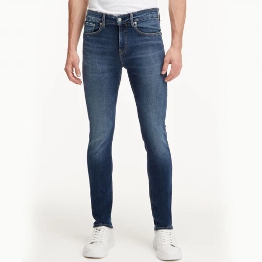 PANTALONE UOMO CALVIN KLEIN JEANS J30J323381 1BJ COTONE BLU