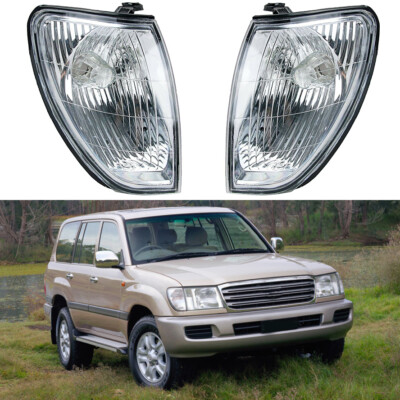 For Toyota Land Cruiser 100 1998-2005 Pair Front Corner Lights Turn Signal Lamps