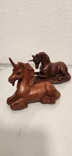 Red Mill Mfg Unicorn Figurine one is Harder to find one Nice Horse