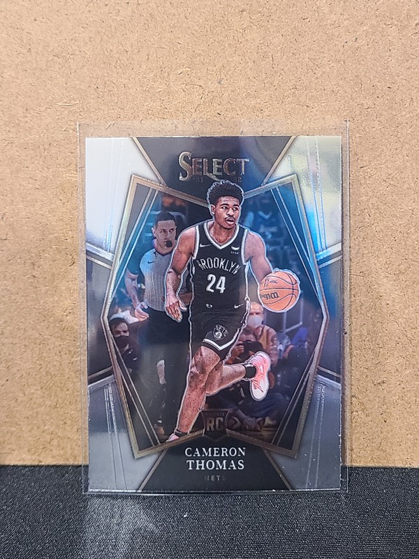 2021-22 Panini Select Basketball CAMERON THOMAS Premier Level RC #126 - Nets