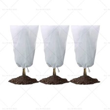 Plant Cover Drawstring Zipper Winter Shrub Tree Frost Blanket Freeze Protection