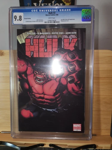 Hulk #2 2ND PRINT CGC 9.8 1ST FULL APP. OF RED HULK VHTF WRAPAROUND COVER