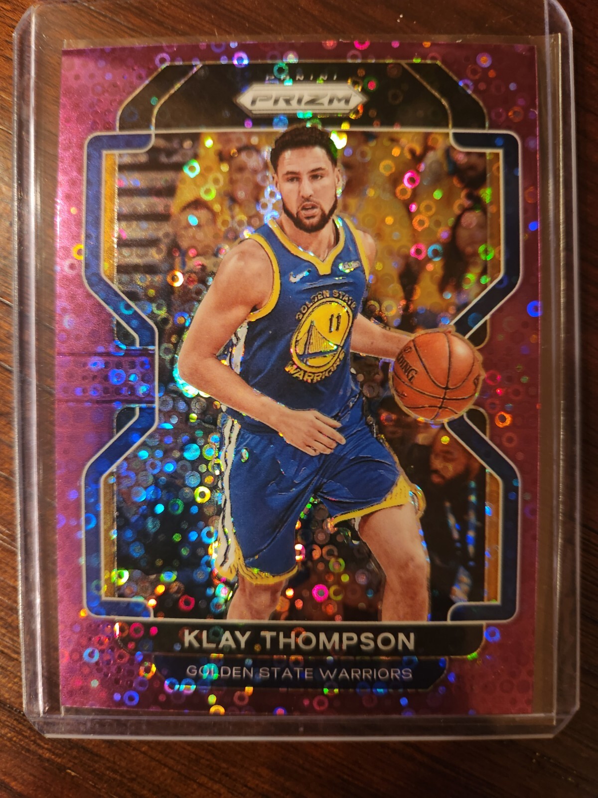 2021-22 Panini Prizm Fast Break Purple Prizm /75 Klay Thompson