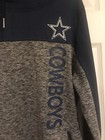 Dallas Cowboys Hooded Sweatshirt Large. 27 1/2" Neck/bottom good colors — photo 5
