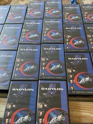 Babylon 5 The Collector's Edition (VHS) Lot of 20 VHS Tapes Free Ship