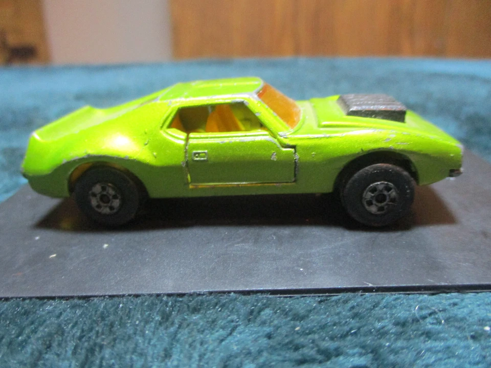 Vintage Matchbox Lesney Matchbox Superfast #9 Green AMX Javelin 1972 - Image 2 of 4