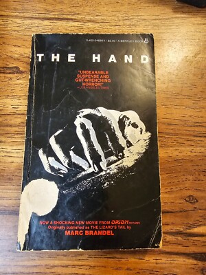 The Hand Amazon The Hand Marc Brandel 1981 Vintage Paperback Book Horror Movie Tie-In ...