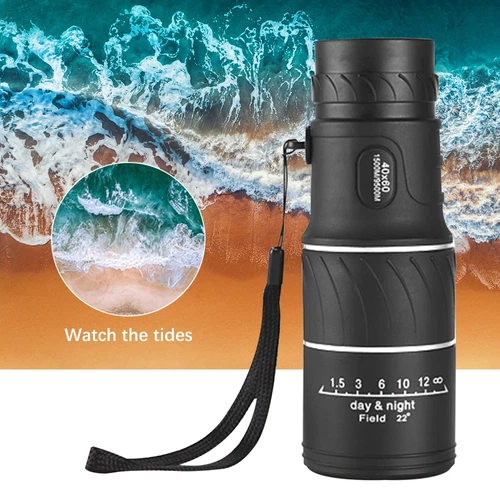 40X60 Monocular Binoculars With Night Vision BAK4 Prism High Power Waterproof - Picture 4 of 12