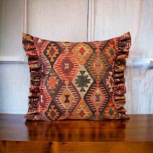 Kissenbezug 40x50 mit Rüschen Kissen Dekokissen Sofakissen 100 % Polyester - Bild 4 von 8