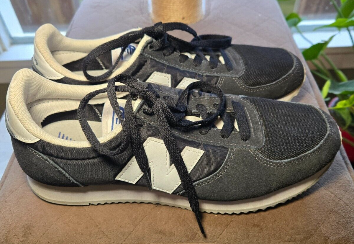 NEW BALANCE Men's U220BK black low top lace Sneakers SHOES | size 8.5 US |  eBay