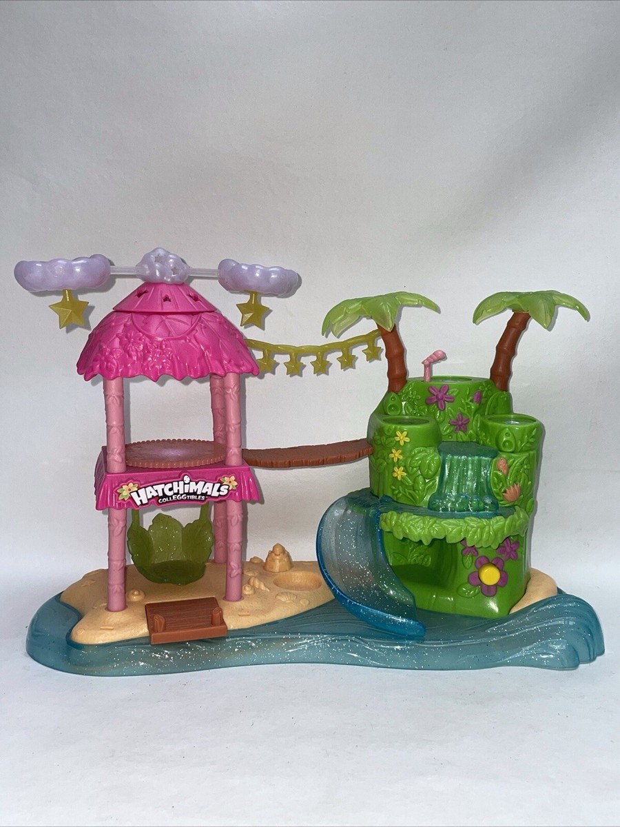 Hatchimals Colleggtibles Tropical Island Party Playset Lights Sound Music  WORKS