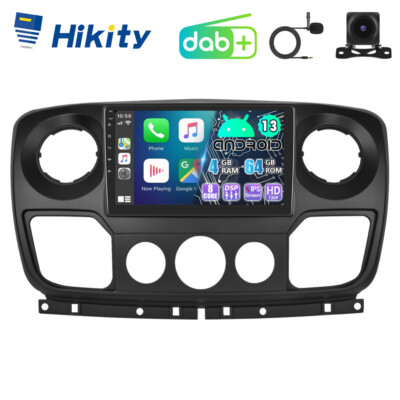 DAB+ 8-Core 4+64G Autoradio Für Opel Movano B Renault Master 3 Carplay GPS WiFi