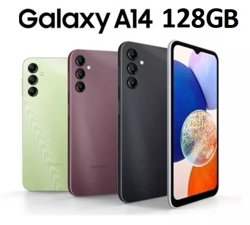 Samsung Galaxy A14 Dual Sim - 128GB - Unlocked - 4G / 5G -Smartphone All  Colours