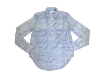 Roberta Roller Rabbit Damen Blau Mond Guy Shirt Größe XS Neu