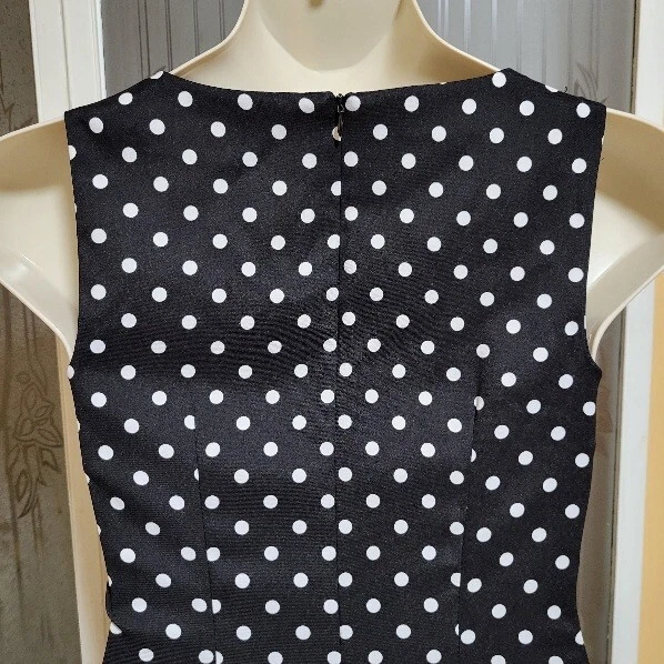 Bellissimo abito da donna ALYX bianco e nero a pois taglia 6