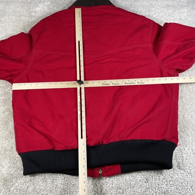 Vintage Carhartt Jacket Men 2XL J13 Red Quilt Lined Canvas Vintage Carhartt Jacket Men 2XL J13 Red Quilt Lined Canvas